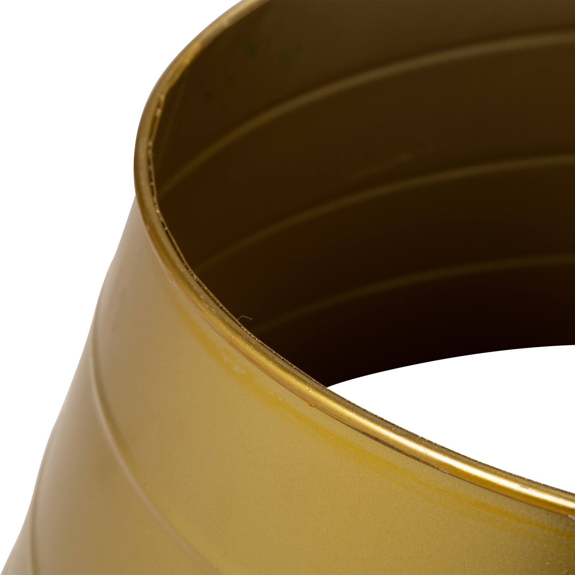 Glitzhome® 22" Gold Metal Tree Collar